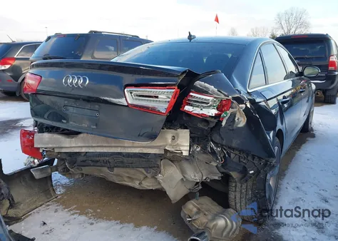 2013 Audi A6 3.0T Premium from USA, damaged, VIN WAUGGAFC0DN111428